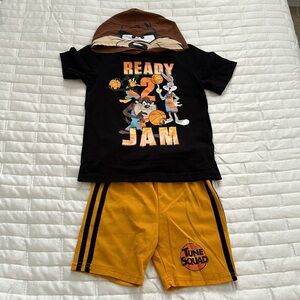 Space Jam  short and t-shirt hoodie